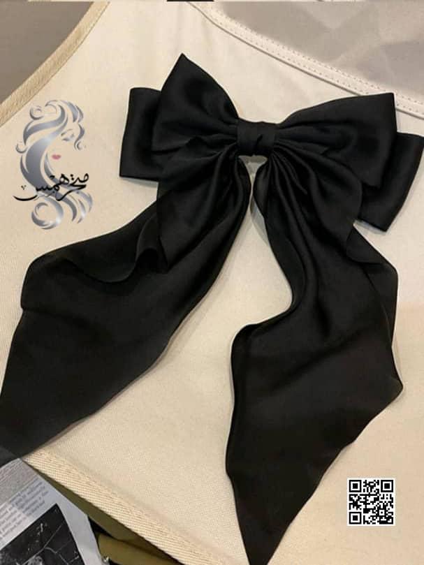 فيونكة شعر لون اسود